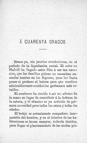Á cuarenta grados