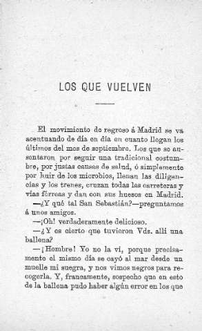 Los que vuelven