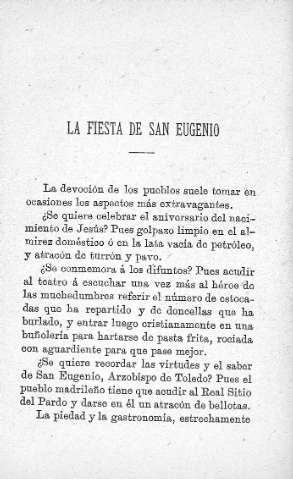 La fiesta de San Eugenio