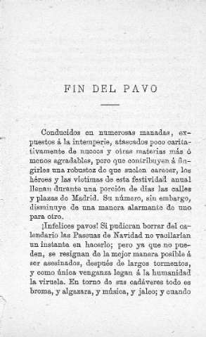 Fin del pavo
