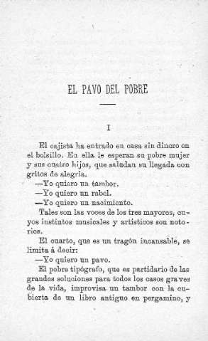 El pavo del pobre