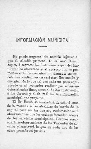 Información municipal