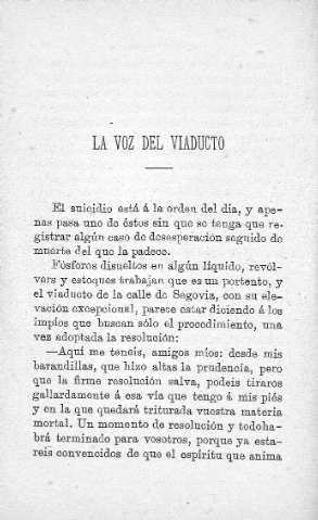 La voz del viaducto