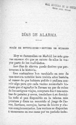 Días de alarma