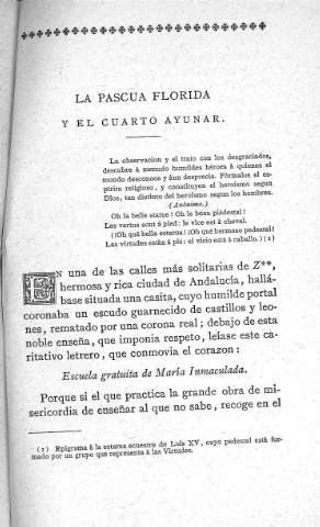 La Pascua Florida y el Cuarto Ayunar