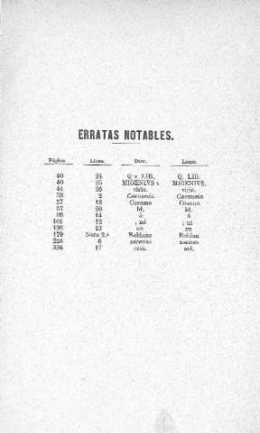 Erratas notables