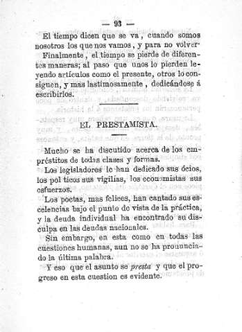 El Prestamista