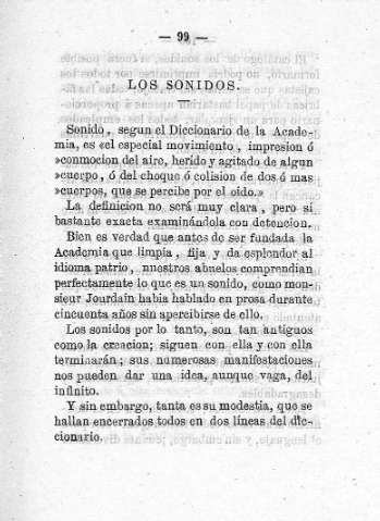 Los sonidos