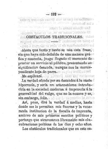 Obstáculos tradicionales