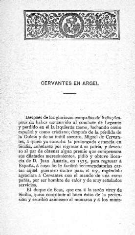 Cervantes en Argel