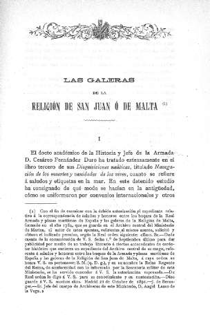 Galeras de la religión de San Juan ó de Malta