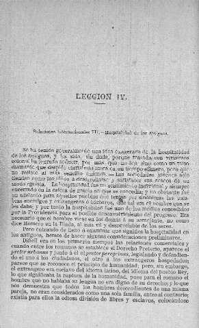 Lección IV.