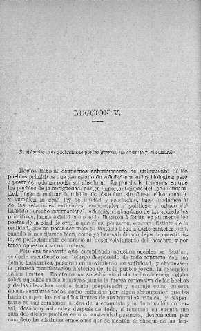 Lección V.