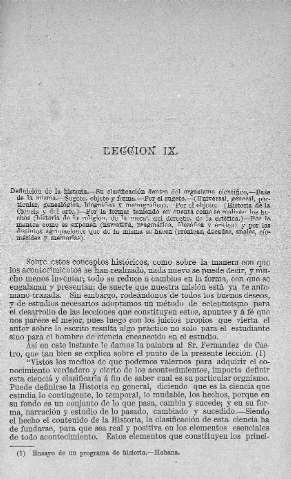 Lección IX.