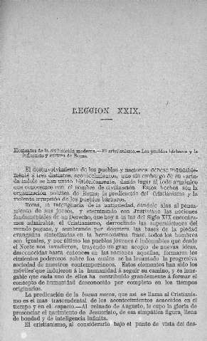 Lección XXIX