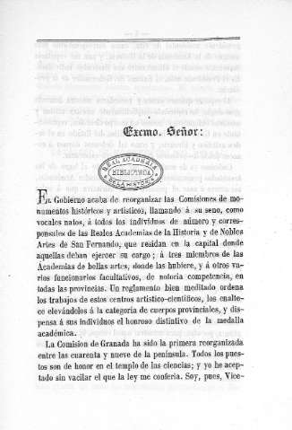 Excmo. Señor