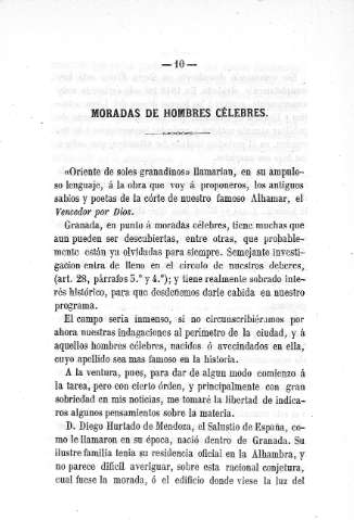Moradas de hombres célebres
