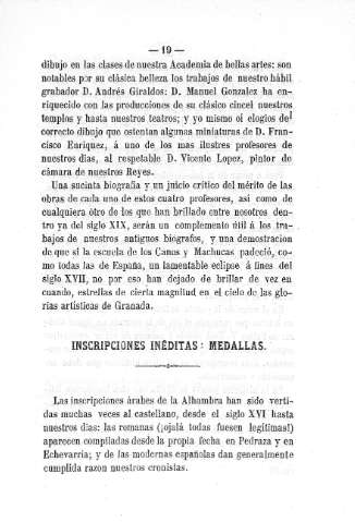 Inscripciones inéditas: medallas
