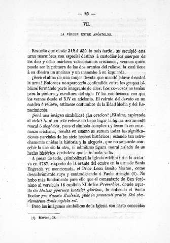 VII. La Vírgen entre Apóstoles