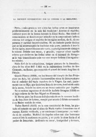 X. La Asunción representada por la pintura y la escultura
