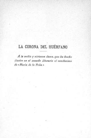La corona del huérfano