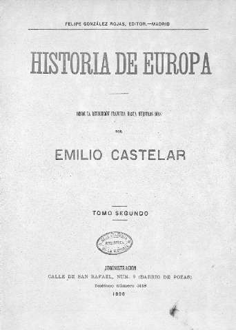 Historia de Europa. Tomo Segundo