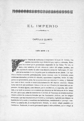 El Imperio. Capitulo Quinto