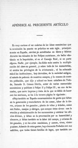 Apéndice al precedente artículo