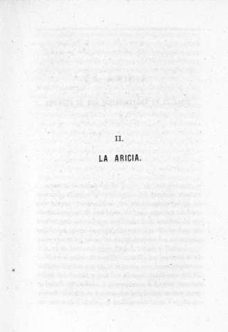 II. La Aricia