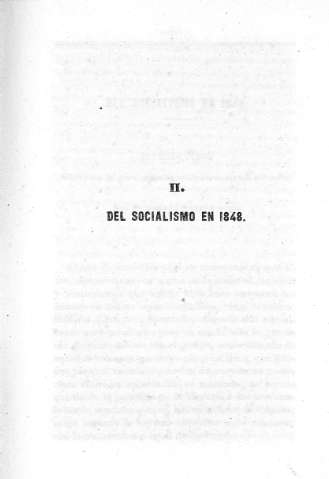 II. Del socialismo en 1848