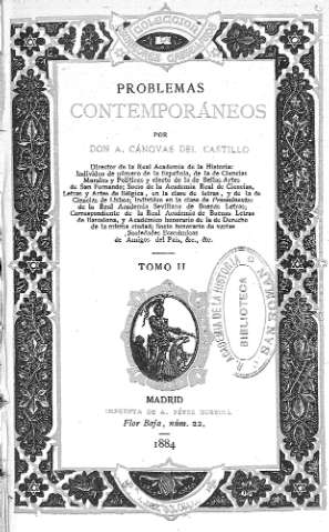 Problemas contemporáneos. Tomo II.