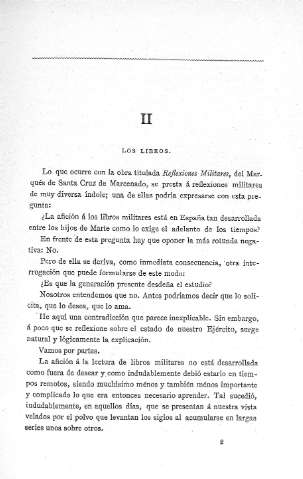 II. Los libros