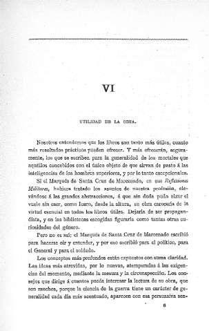 VI. Utilidad de la obra