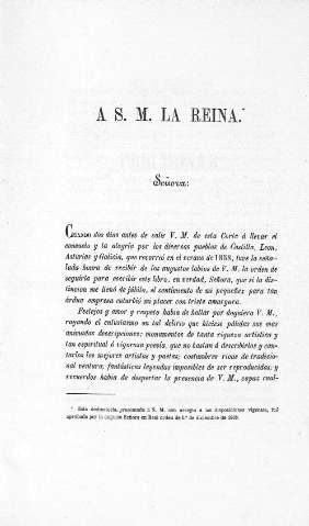 Á S.M. la Reina