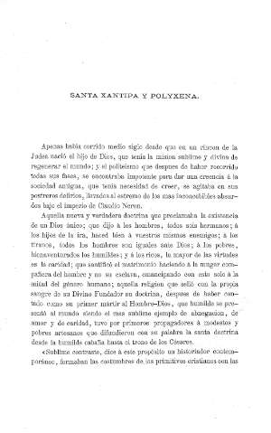 Santa Xantipa y Polyxena