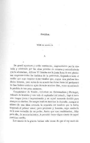 Zaida, muger de Alfonso VI