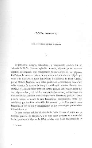 Doña Urraca, Reina propietaria de Leon y de Castilla