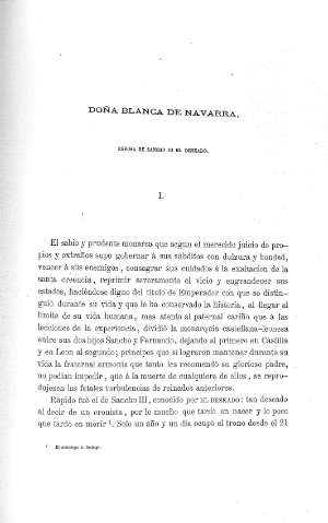 Doña Blanca de Navarra, esposa de Sancho III el Deseado