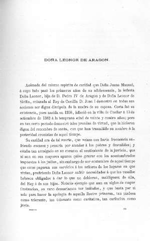 Doña Leonor de Aragon