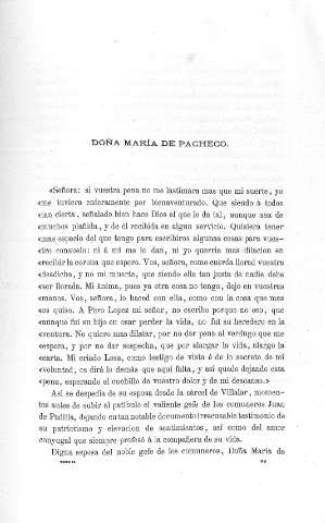 Doña María de Pacheco