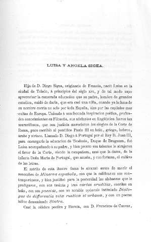 Luisa y Angela Sigea