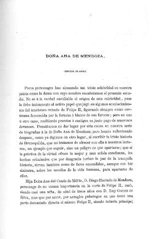 Doña Ana de Mendoza, Princesa de Éboly