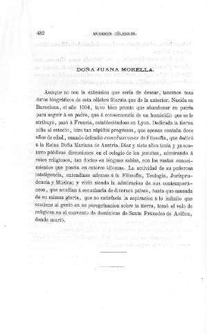 Doña Juana Morella