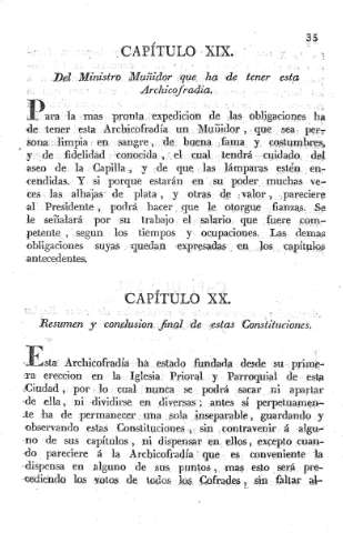 Capítulo XIX - Capítulo XX