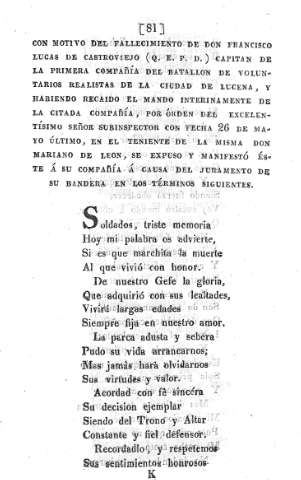 Con motivo del fallecimiento de Don Francisco Lucas de Castroviejo...