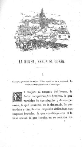 La mujer, segun el Corán. I