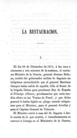 La Restauracion