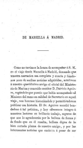 De Marsella a Madrid