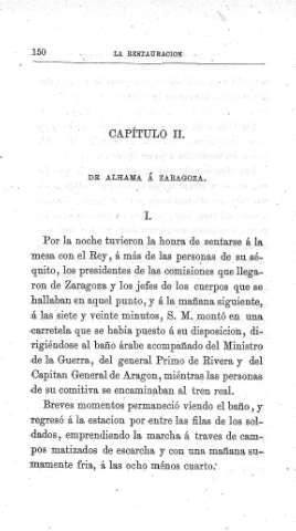 Capítulo II. De Alhama á  Zaragoza