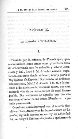 Capítulo IX. De Logroño á Valladolid